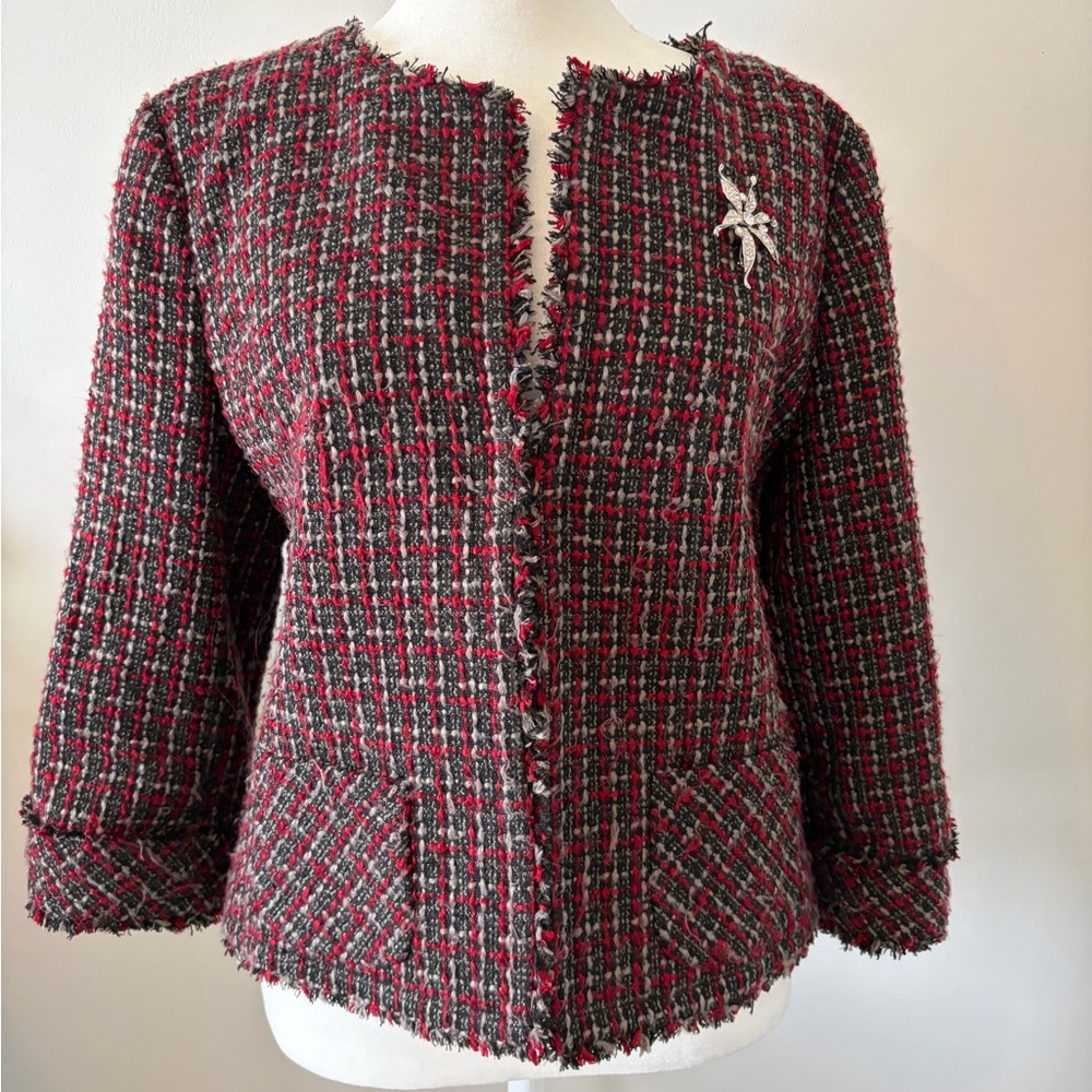 East 5th Jacket with Brooch